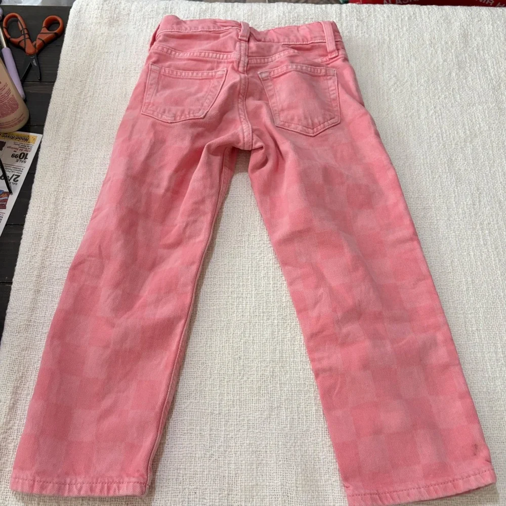 Gap Kids Girls Bundle 5pc Hoodie Sequin Tees Dress Checkered Pants Sz 5 S